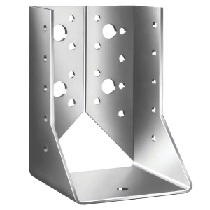 Papuc grinda tip B, din otel zincat, Vormann, 60 x 100 mm