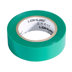 Banda izolatoare Lohuis, verde, 10 m x 0.15 mm x 19 mm