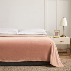 Patura pat, Caressa 221, 160 x 220 cm, poliester, roz