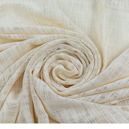 Perdea Caressa, Sigrid CUJ07, poliester, crem, 135 x 240 cm