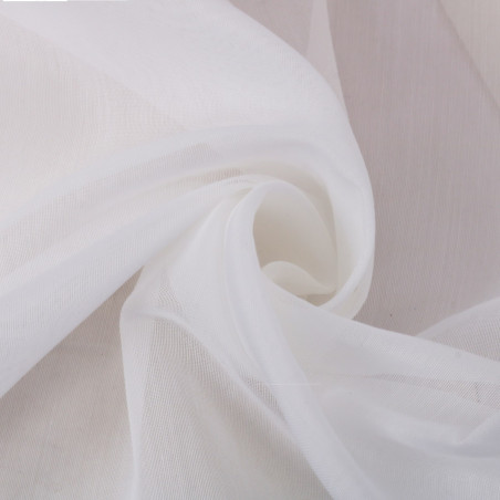 Perdea Caressa, TH-230110-VA06, batist, alb, 135 x 240 cm