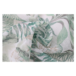 Perdea Caressa, TL062105, poliester, model vegetal, 140 x 240 cm