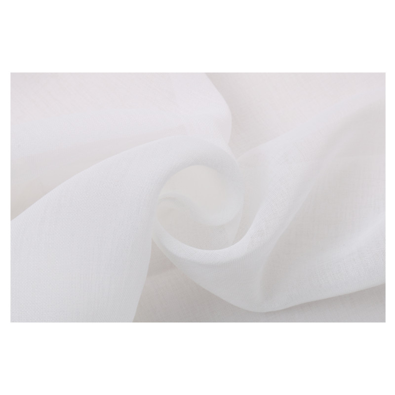 Perdea Caressa, TL062108, poliester, alb, 140 x 240 cm