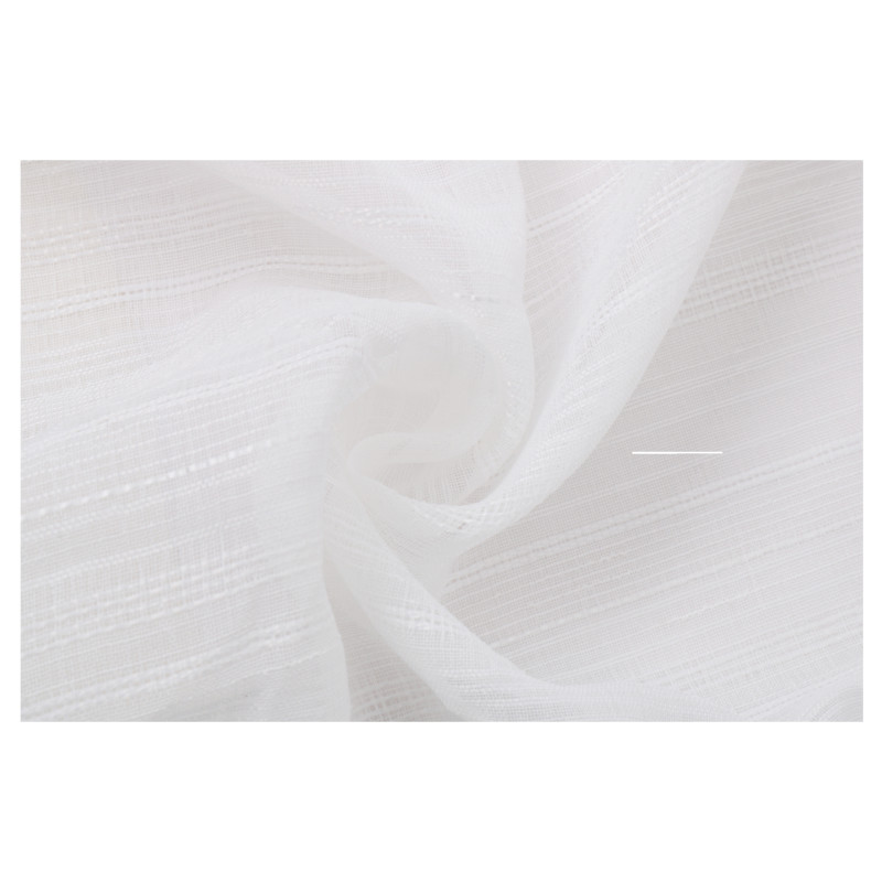Perdea Caressa, TL062109, poliester, alb, 140 x 240 cm