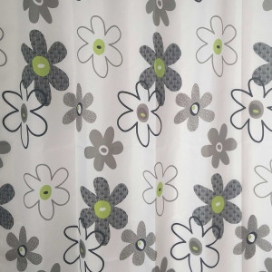 Perdea dus SWSC-1209, model floral, 180 x 200 cm