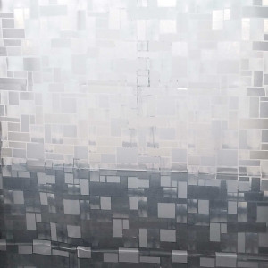 Perdea dus SWSC-45, model geometric, 180 x 200 cm