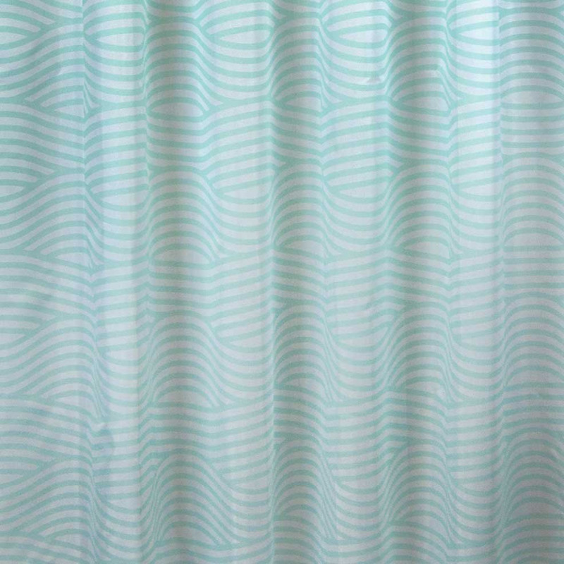 Perdea dus, Wave, verde,180 x 200 cm