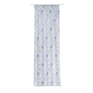 Perdea Mendola Fabrics, model Almeria, Destination Kitchen, batist, mov, H 280 cm