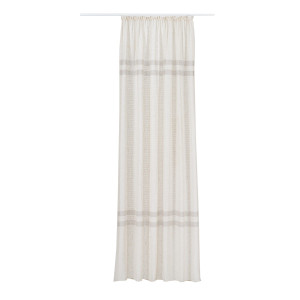 Perdea Mendola Fabrics, model Cairo, Scandi, natur, crem, H 280 cm