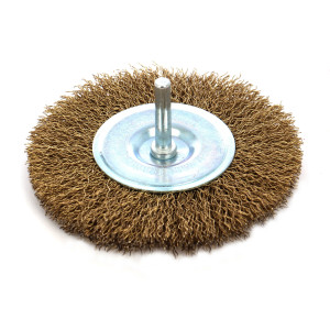 Perie circulara, cu tija, pentru otel, Peromex 5142G, diametru 100 mm