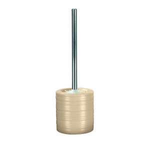 Perie WC Kleine Wolke Sahara 34146, ceramica, crem sidefat, 11.3 x 39 x 13.4 cm