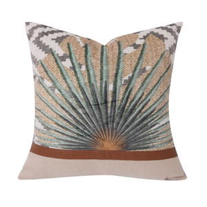 Perna decorativa, Caressa, TL062135, bumbac + poliester, multicolor, 45 x 45 cm