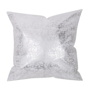 Perna decorativa, Caressa, TL062147, poliester, argintiu, 45 x 45 cm