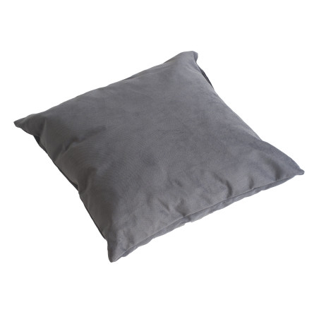 Perna decorativa, Hazan 69, poliester, gri, 43 x 43 cm