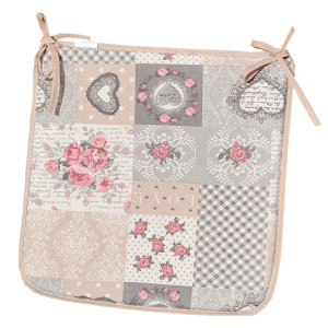 Perna pentru scaun, Basic, bumbac, multicolor, 38 x 37 x 2 cm
