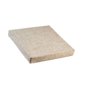 Perna scaun impermeabila 02, poliester + burete, bej, 40 x 40 cm
