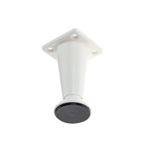 Picioare mobila, universale, reglabile, din plastic, albe, 80 mm, set 4 bucati