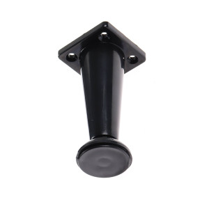Picioare mobila, universale, reglabile, din plastic, negre, 100 mm, set 4 bucati