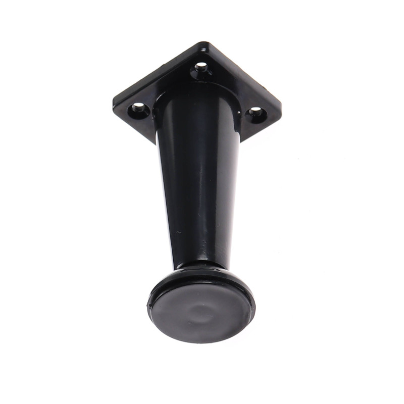 Picioare mobila, universale, reglabile, din plastic, negre, 100 mm, set 4 bucati