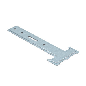 Piesa gips carton, pentru ancorare lemn CD, Rigips, otel zincat, 150 mm