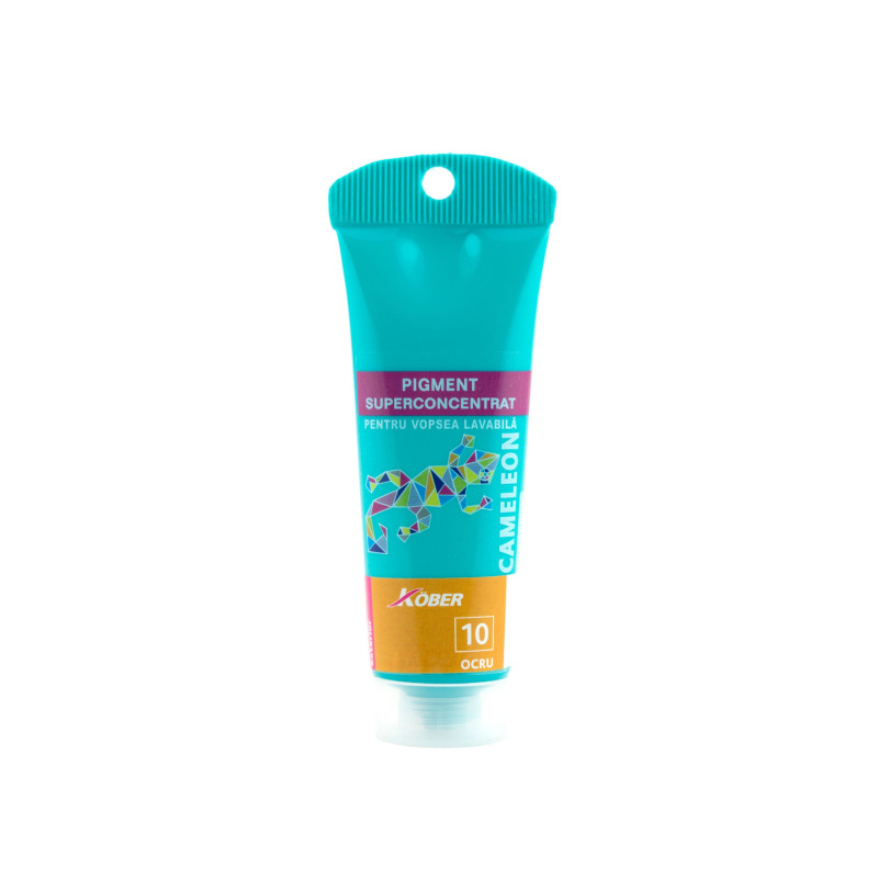 Pigment Kober, superconcentrat, interior / exterior, pentru vopsea lavabila, ocru, 30 ml