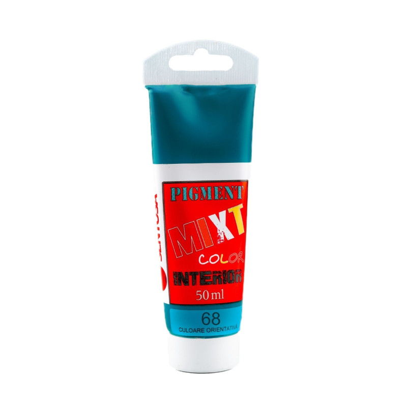 Pigment Sentosa Mixt Color, superconcentrat, interior, pentru vopsea lavabila, turcoaz 68, 50 ml