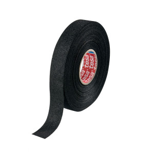 Banda textila cablaje tesa 51608, negru, 25 m x 19 mm