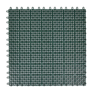 Placa podea cu drenaj, PVC, exterior, verde, 560 x 560 x 9 mm