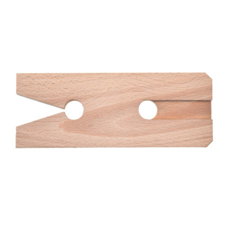 Placa traforare, din lemn de fag, Haunstetter, 250 x 65 x 10 mm