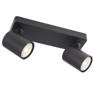 Plafoniera Cameo 04-470, 2 x GU10, neagra, moderna