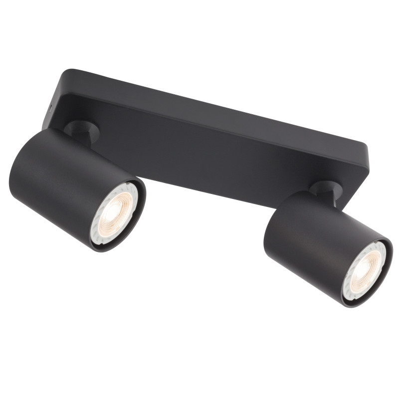 Plafoniera Cameo 04-470, 2 x GU10, neagra, moderna