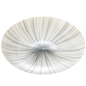 Plafoniera LED Hipno 05-886, 36W, lumina neutra, alb + gri, moderna