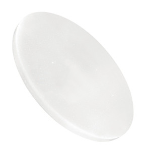 Plafoniera LED RGB inteligenta Rainbow, 60W, 4950lm, lumina calda / neutra / rece / multicolora, cu telecomanda, alba, moderna