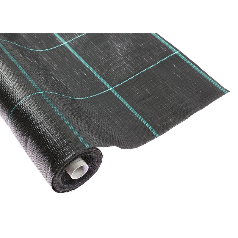 Plasa antiburuieni, Agrojutex, textil, negru, 1.6 x 20 m