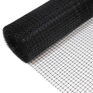 Plasa antipasari, anticartite, Nortene, polipropilena, negru, 2 x 100 m