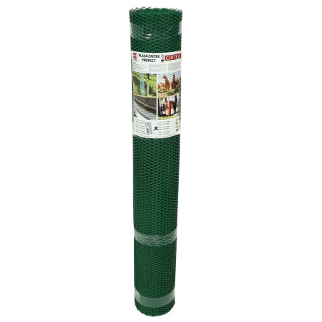 Plasa antipasari, antirozatoare, delimitare, Critex, polietilena, verde inchis, 1.2 x 9 m