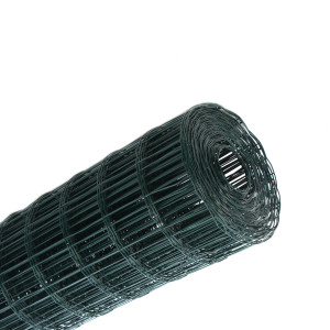 Plasa gard ornamental Grunman, acoperita cu PVC, verde, 2 x 25 m (2.1 x 100 x 60 mm)