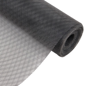 Plasa protectie insecte / tantari, Critex, pentru ferestre / usi, polietilena, gri, 1.2 x 5 m