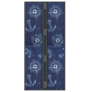 Plasa protectie insecte / tantari cu inchidere magnetica, Ancora, pentru usi, poliester, 100 x 210 cm