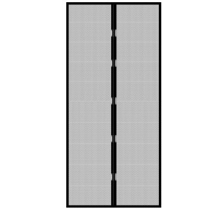 Plasa protectie insecte / tantari cu inchidere magnetica, Delight, pentru usi, poliester, negru, 100 x 210 cm