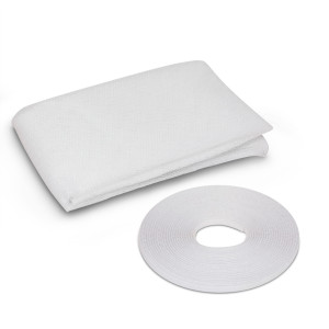 Plasa protectie insecte / tantari, Delight, pentru ferestre, poliester, alb, 100 x 100 cm