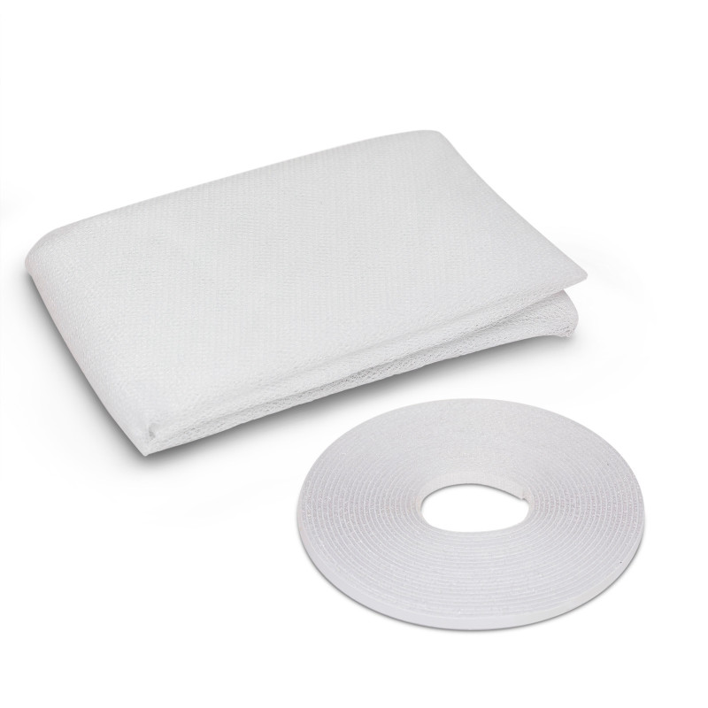 Plasa protectie insecte / tantari, Delight, pentru ferestre, poliester, alb, 100 x 130 cm