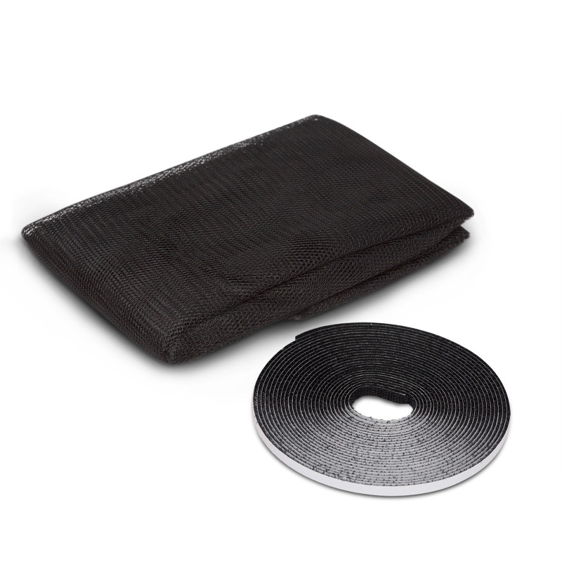 Plasa protectie insecte / tantari, Delight, pentru ferestre, poliester, negru, 100 x 100 cm
