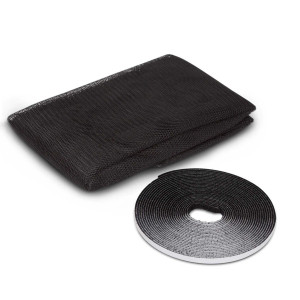 Plasa protectie insecte / tantari, Delight, pentru ferestre, poliester, negru, 150 x 180 cm