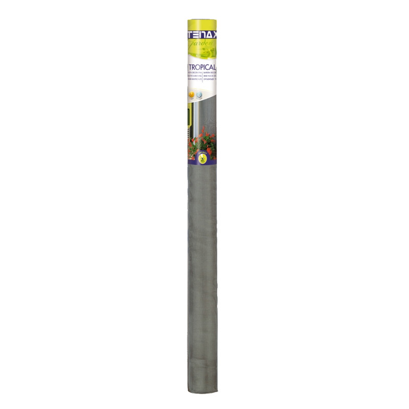 Plasa protectie insecte / tantari, Tenax Tropical, pentru ferestre / usi, polietilena, gri, 1 x 30 m
