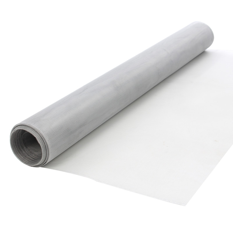 Plasa protectie insecte / tantari, Zanzibar, pentru ferestre / usi, aluminiu, gri, 1.2 x 30 m