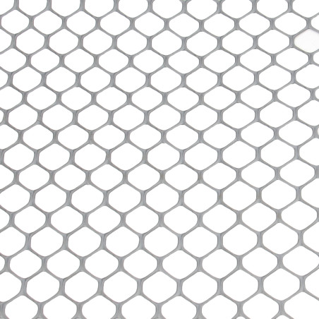 Plasa protectie / delimitare, Exagon, PVC, gri, 1 x 30 m