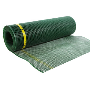 Plasa protectie / delimitare, Quadra 10, PVC, verde, 1 x 30 m