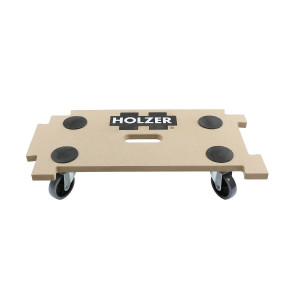Platforma MDF, pentru transport, cu roti din polipropilena, Holzer TT3160CA, 58 x 29 cm, 200 kg