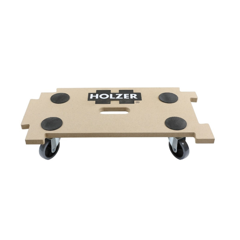 Platforma MDF, pentru transport, cu roti din polipropilena, Holzer TT3160CA, 58 x 29 cm, 200 kg